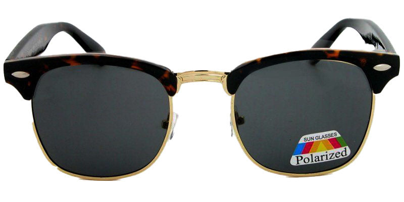 Demi Frame Polycarbonate Polarized  Lens
