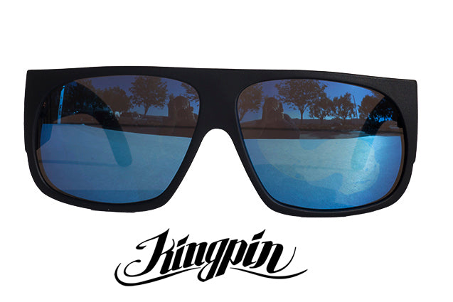 " KINGPIN" Super Dark / Blue Lens