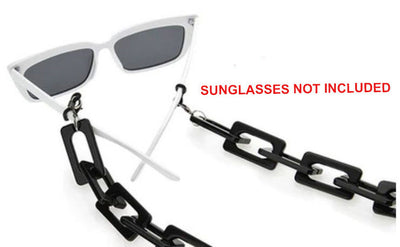 Thick Plastic Sunglass Rectangular Link Chain