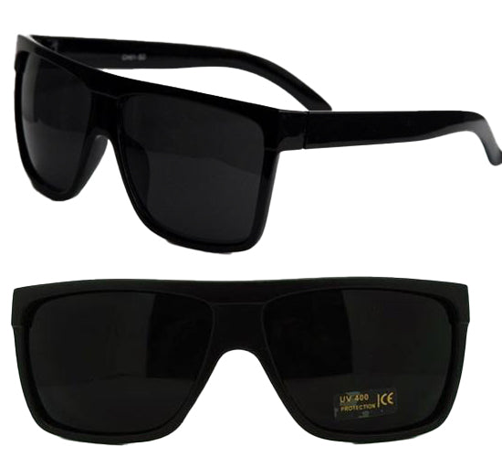 Large Frame CAT 4 Locs -Polished Black
